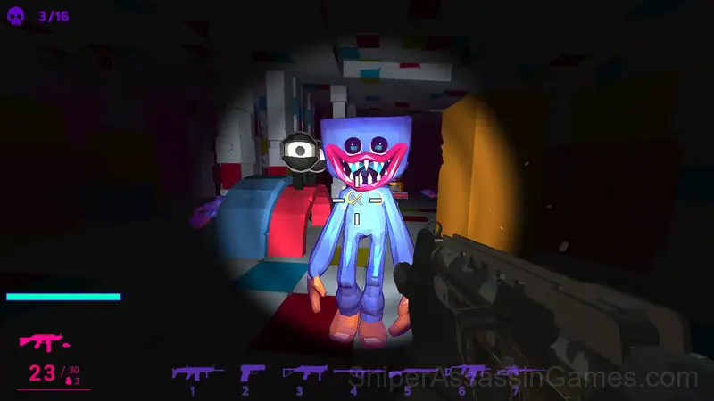 Huggy Wuggy Shooter gameplay screenshot 4