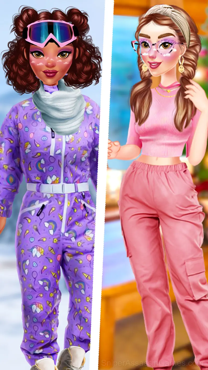 Soft Girls Winter Aesthetics gameplay screenshot 1
