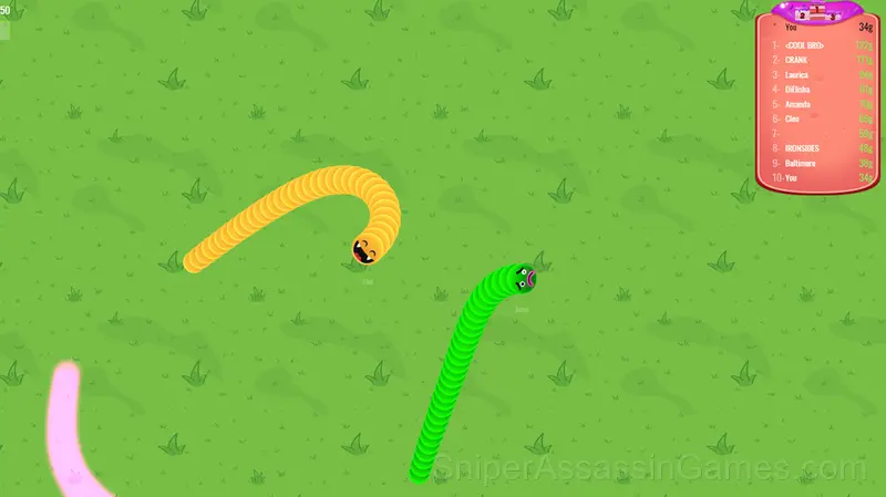 Worms.io gameplay screenshot 2