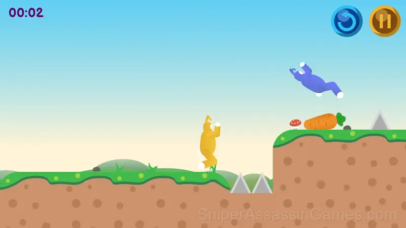 Crazy super bunnies gameplay screenshot 1