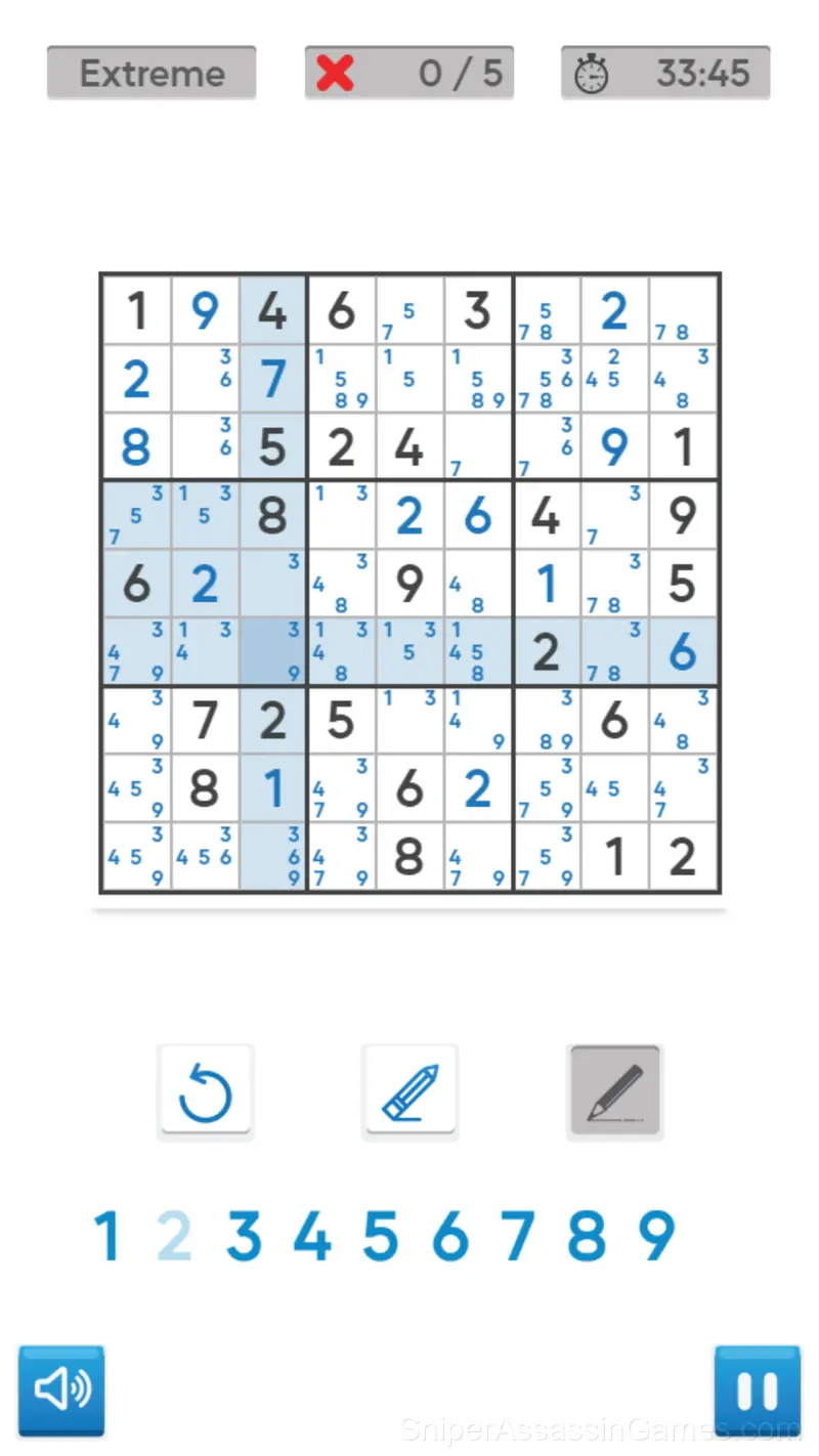 Sudoku Royal gameplay screenshot 1