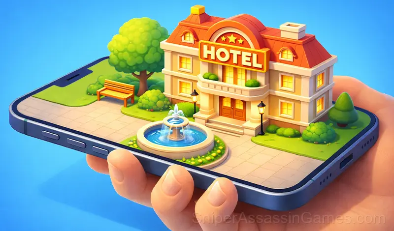 Play Hotel Rush: Merge Story