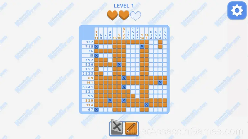 Classic Nonogram gameplay screenshot 3