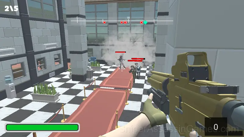 Bank robbery gameplay screenshot 2