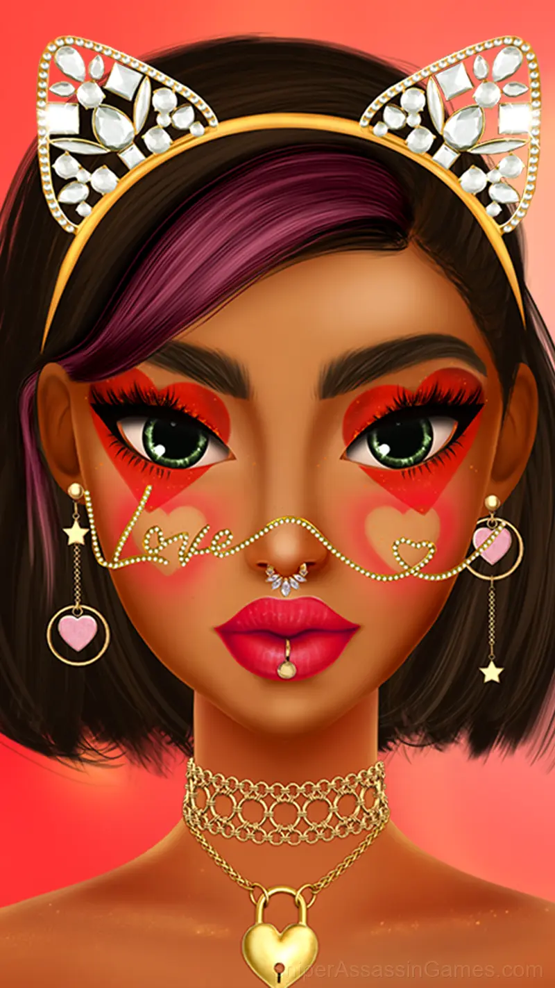 Valentine's Makeup Trends gameplay screenshot 2