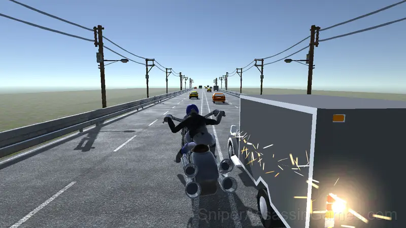 Crime Moto Racer gameplay screenshot 1