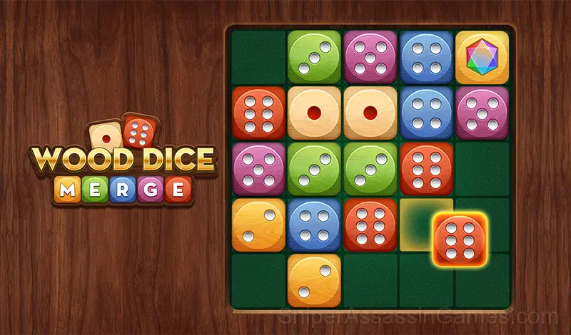 Play Wood Dice Merge