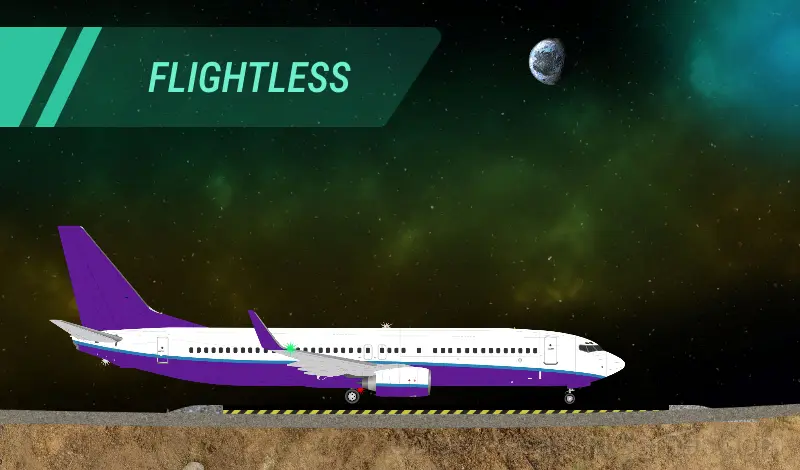 Play Flightless: Plane Hill Climb