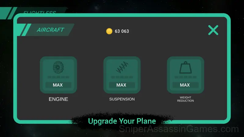 Flightless: Plane Hill Climb gameplay screenshot 1