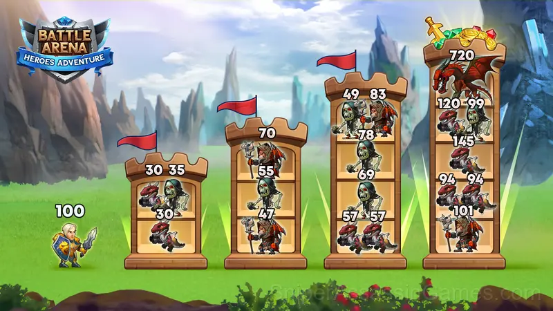 Battle Arena: Heroes Adventure gameplay screenshot 2