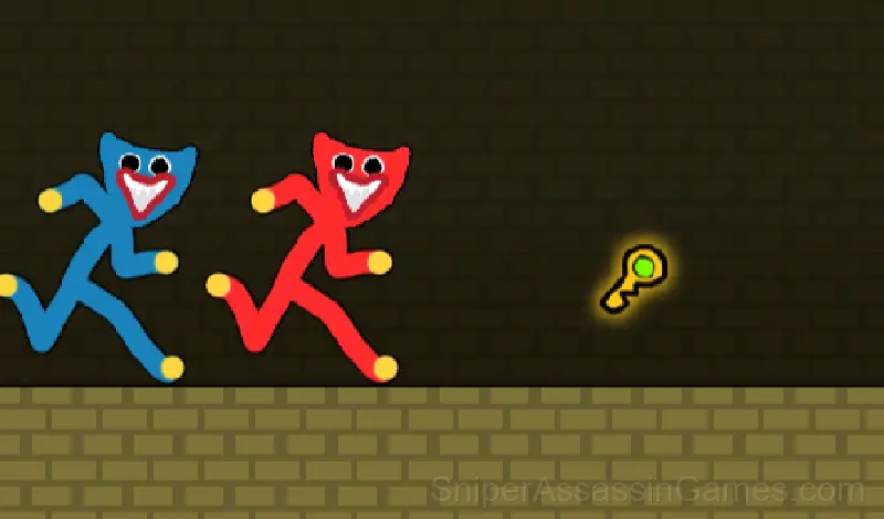 Play Red and Blue Stickman Huggy