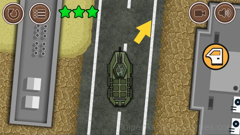 Tank Army Parking gameplay screenshot 1