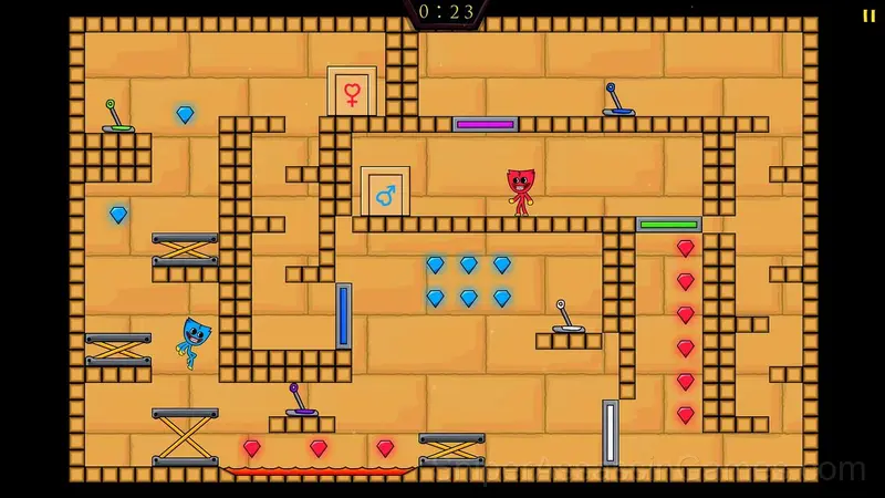 Kissy Missy and Huggy Wuggy gameplay screenshot 1