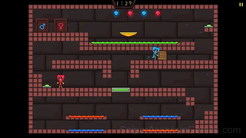 Kissy Missy and Huggy Wuggy gameplay screenshot 3