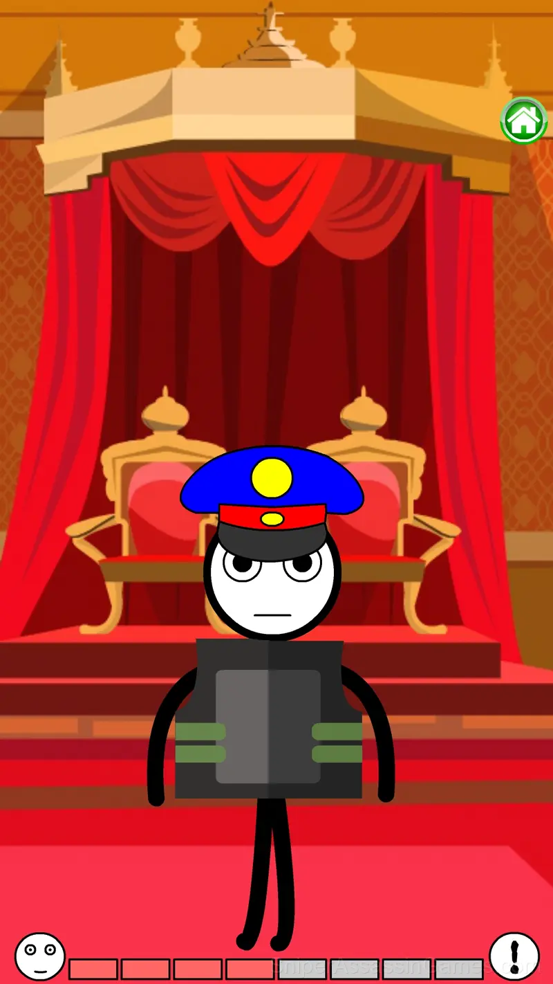 Stickman Castle Escape gameplay screenshot 1