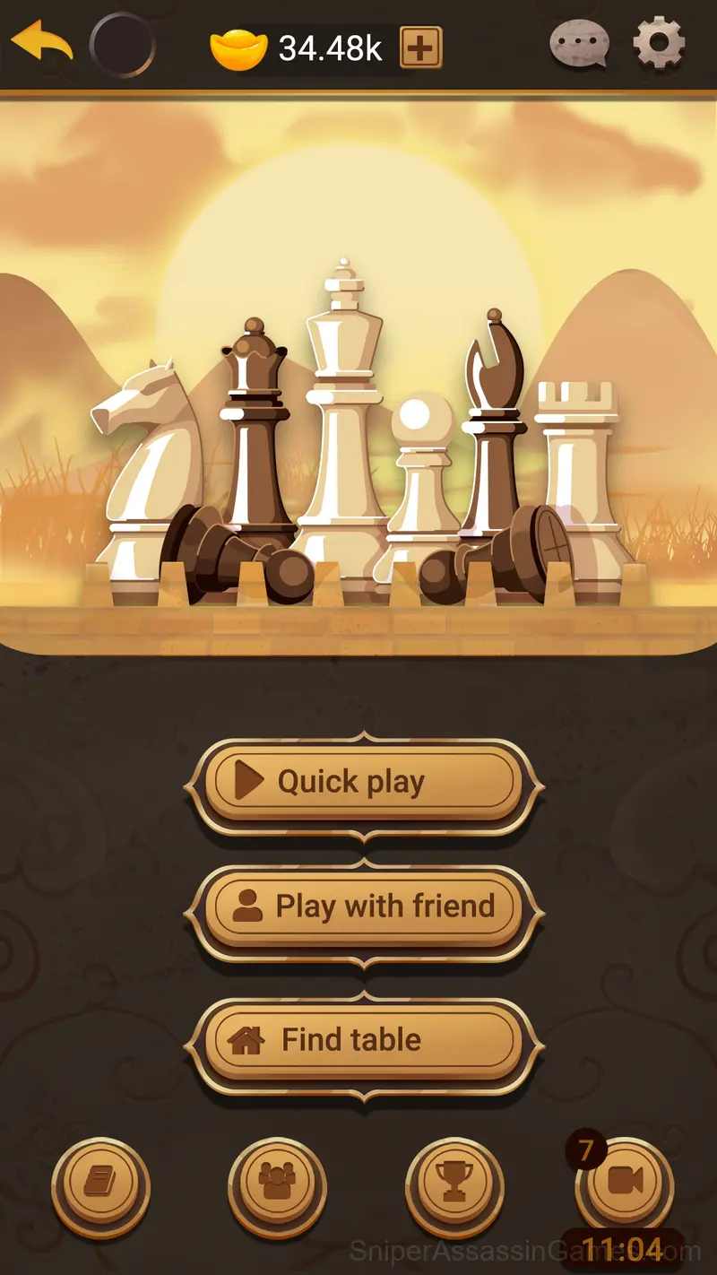 Chess online gameplay screenshot 1