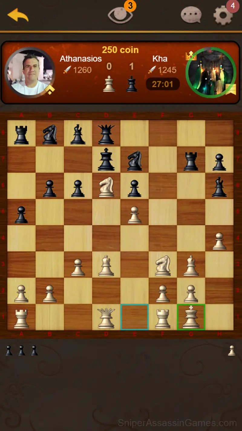 Chess online gameplay screenshot 2