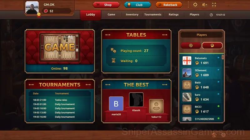 NardGammon. Backgammon gameplay screenshot 1