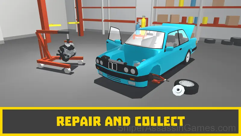 Retro Garage - Car Mechanic gameplay screenshot 1