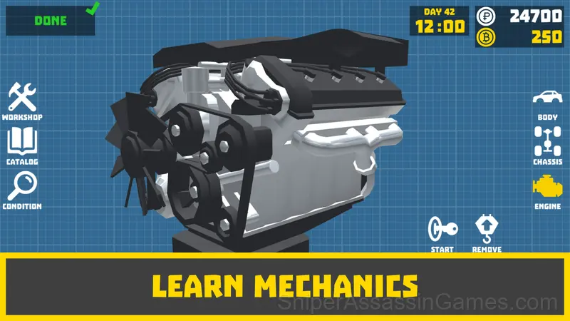 Retro Garage - Car Mechanic gameplay screenshot 4