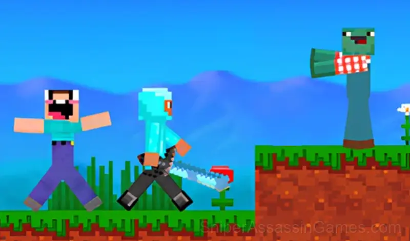 Play Noob vs Pro 4: Lucky Block