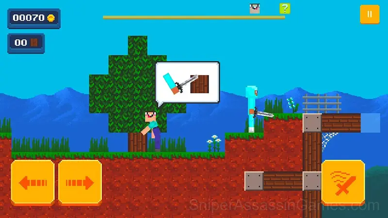 Noob vs Pro 4: Lucky Block gameplay screenshot 1