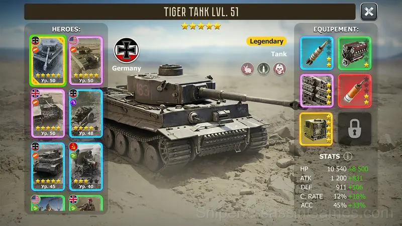 Heroes of War gameplay screenshot 3