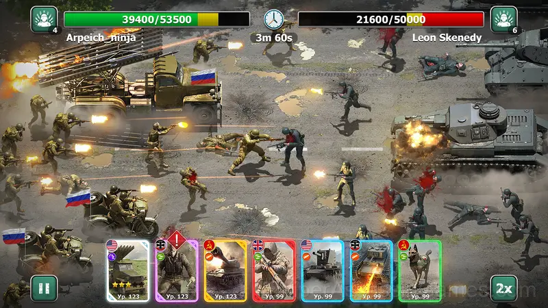 Heroes of War gameplay screenshot 4