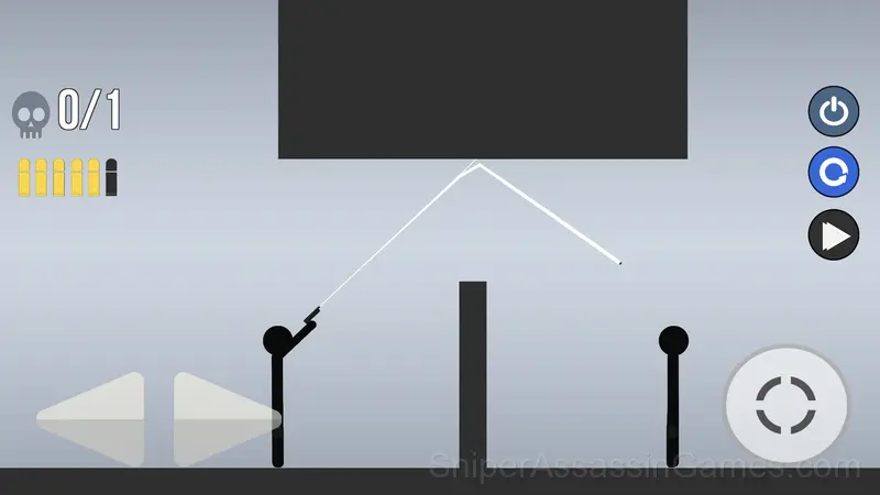 Mr. Stickman and the Bullet gameplay screenshot 3