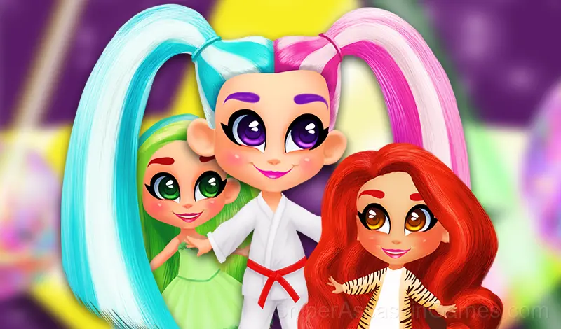 Play Candy Hair Doll Dress up
