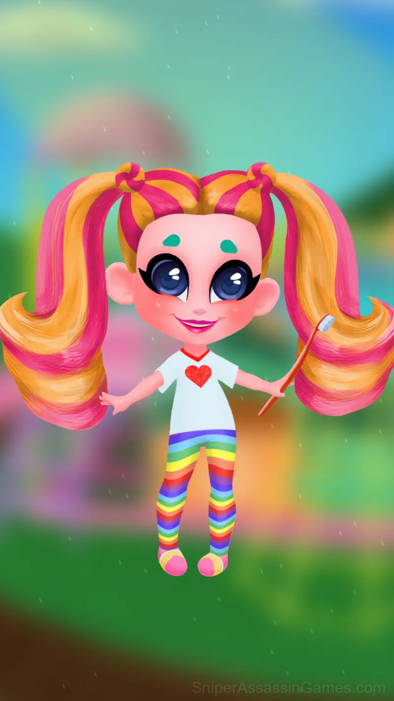 Candy Hair Doll Dress up gameplay screenshot 5
