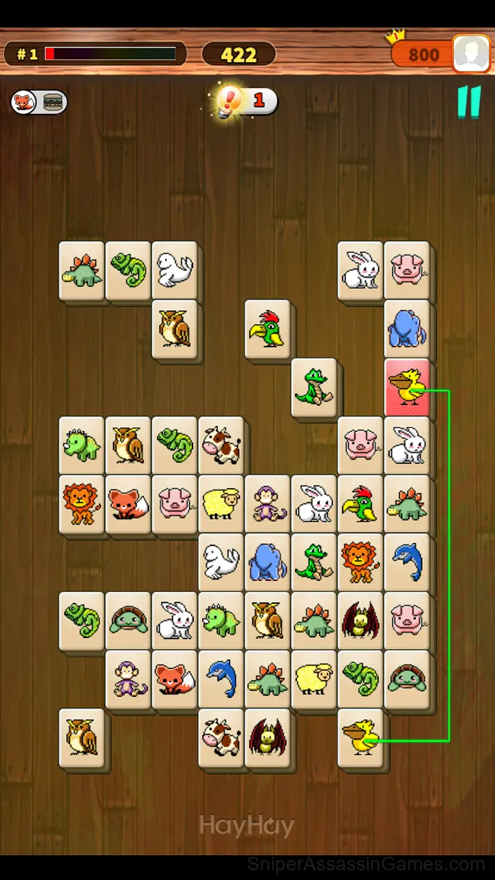 Onet Matched Animals gameplay screenshot 1