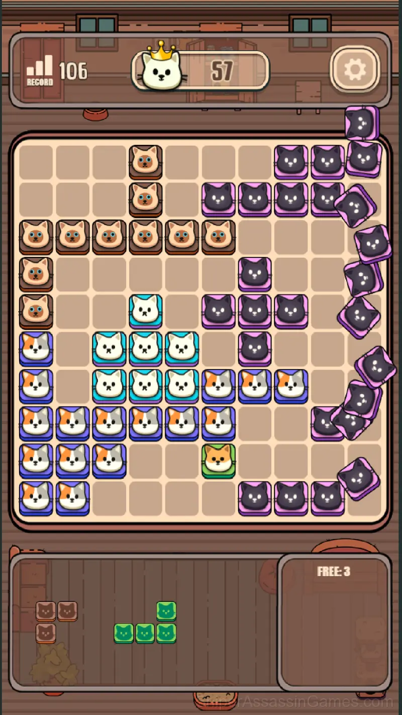 1010 Cats gameplay screenshot 2