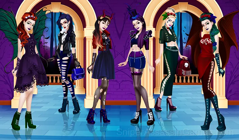 Play Gothic Girl Dress Up