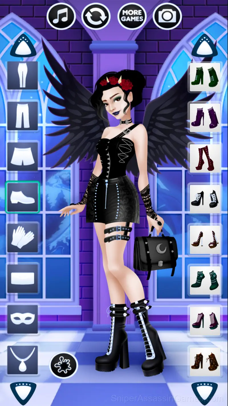 Gothic Girl Dress Up gameplay screenshot 1