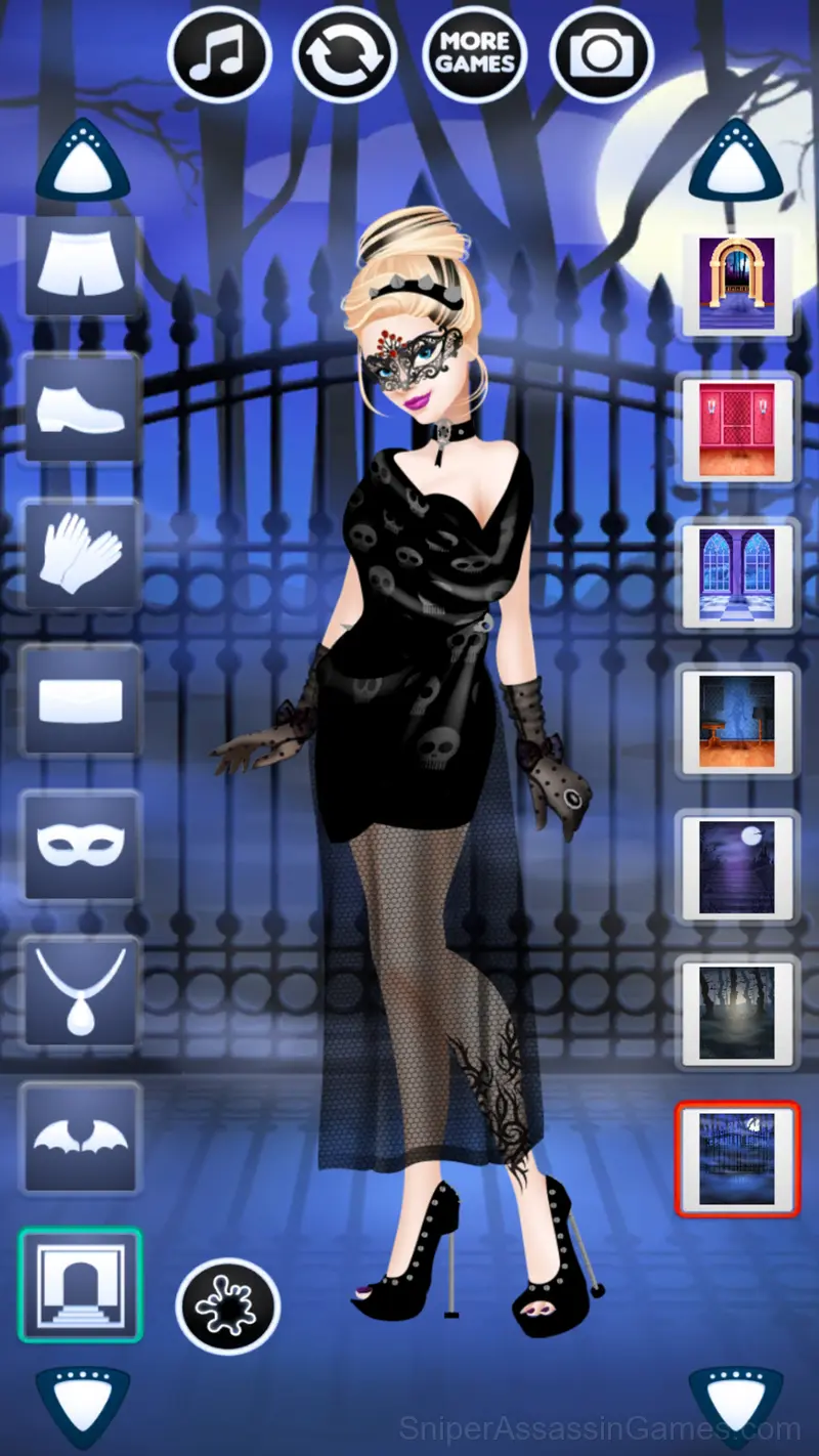 Gothic Girl Dress Up gameplay screenshot 5