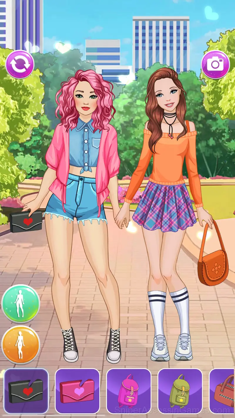 Dress Up BFF Girls gameplay screenshot 1