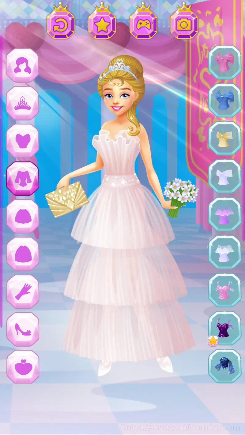 Cinderella Dress Up gameplay screenshot 1