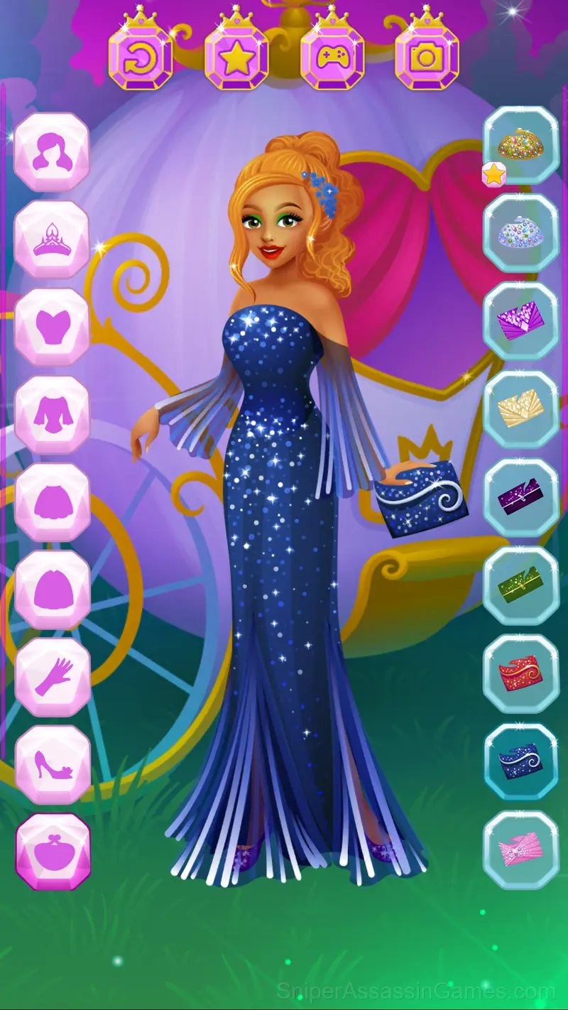 Cinderella Dress Up gameplay screenshot 3