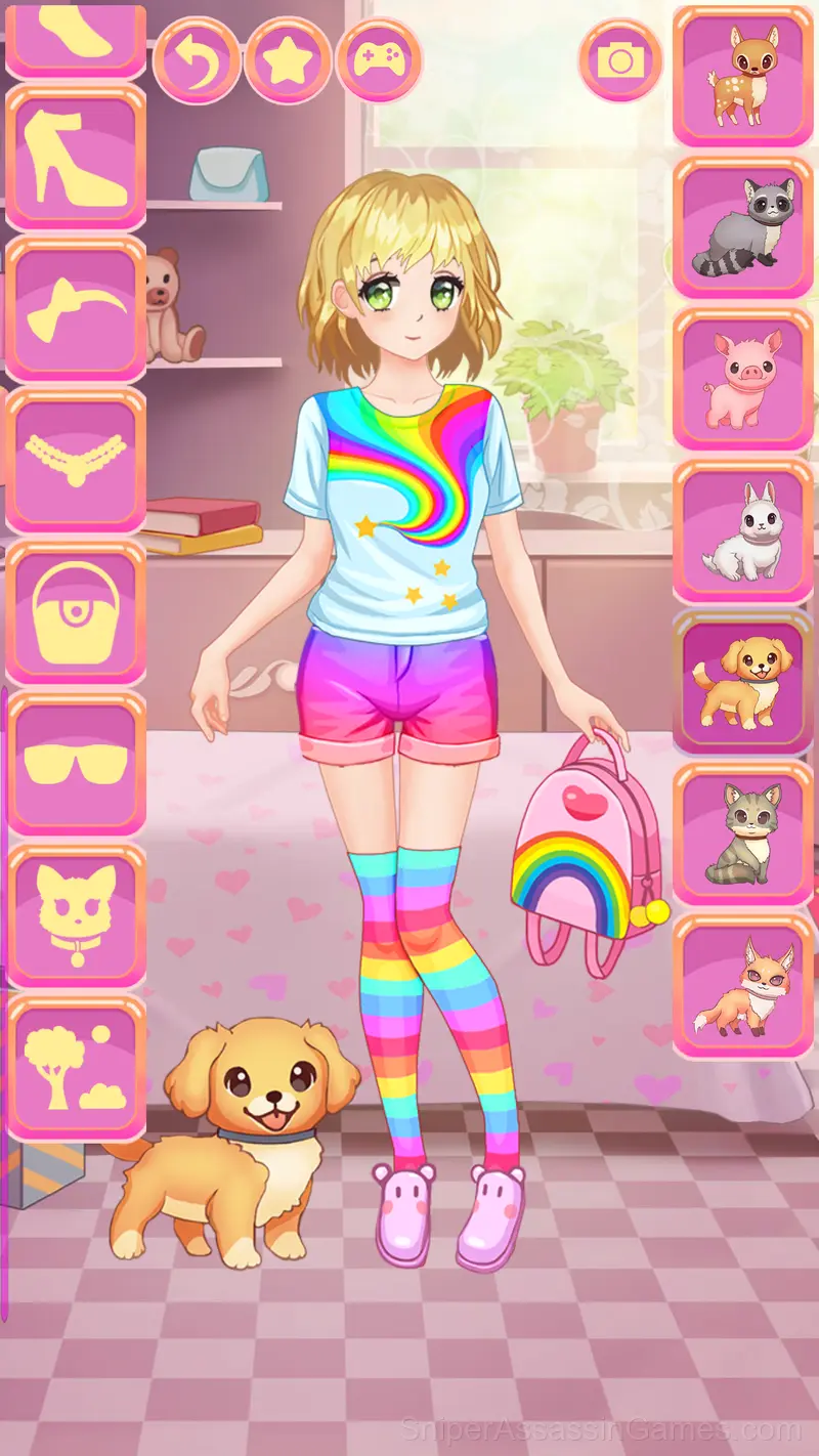 Anime Kawaii Dress Up gameplay screenshot 1