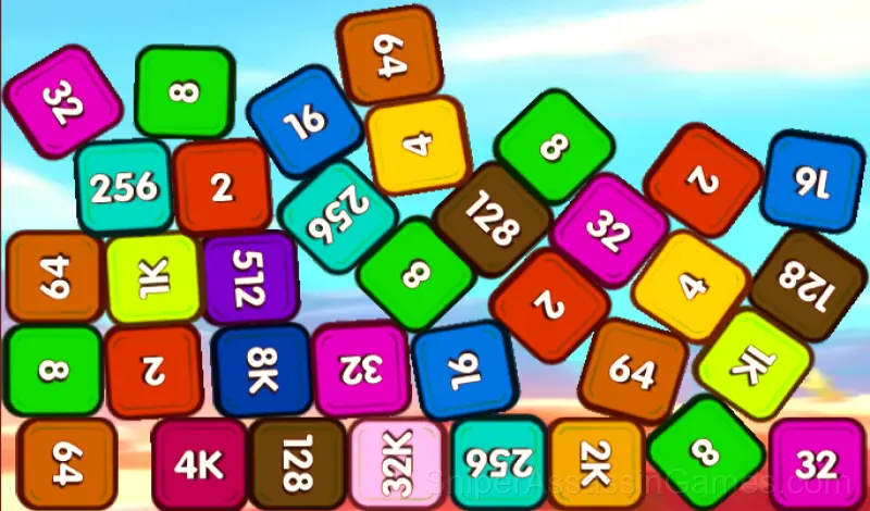 Play Funny Cubes 2048
