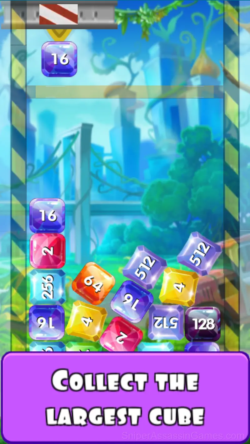 Funny Cubes 2048 gameplay screenshot 5