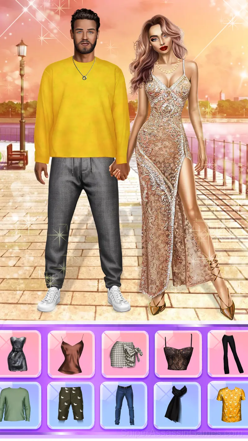 Celebrity Fashion Dress Up gameplay screenshot 2