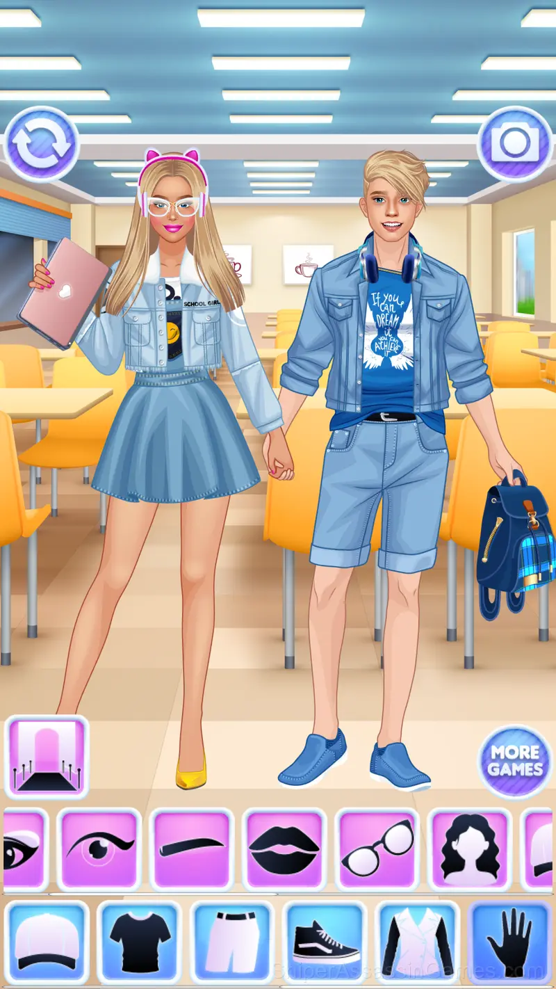 Girl & Boy Makeover gameplay screenshot 2