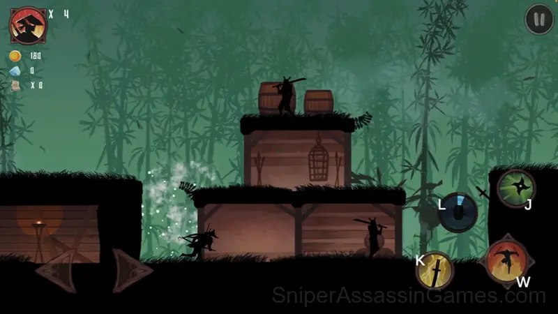 Shadow Ninja Revenge gameplay screenshot 2