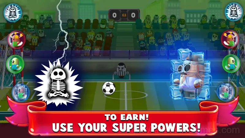 2 Player Head Soccer gameplay screenshot 3