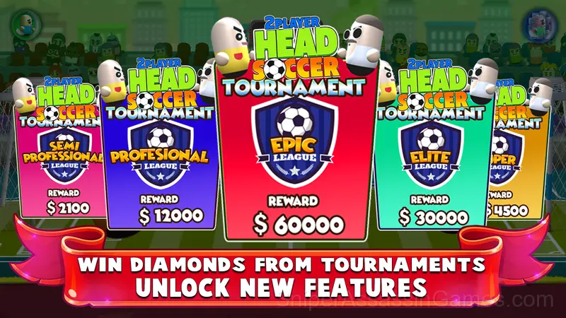2 Player Head Soccer gameplay screenshot 4