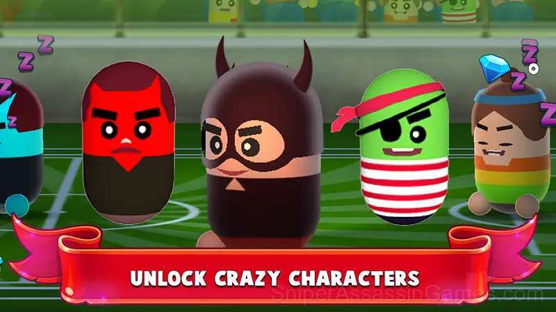2 Player Head Soccer gameplay screenshot 5