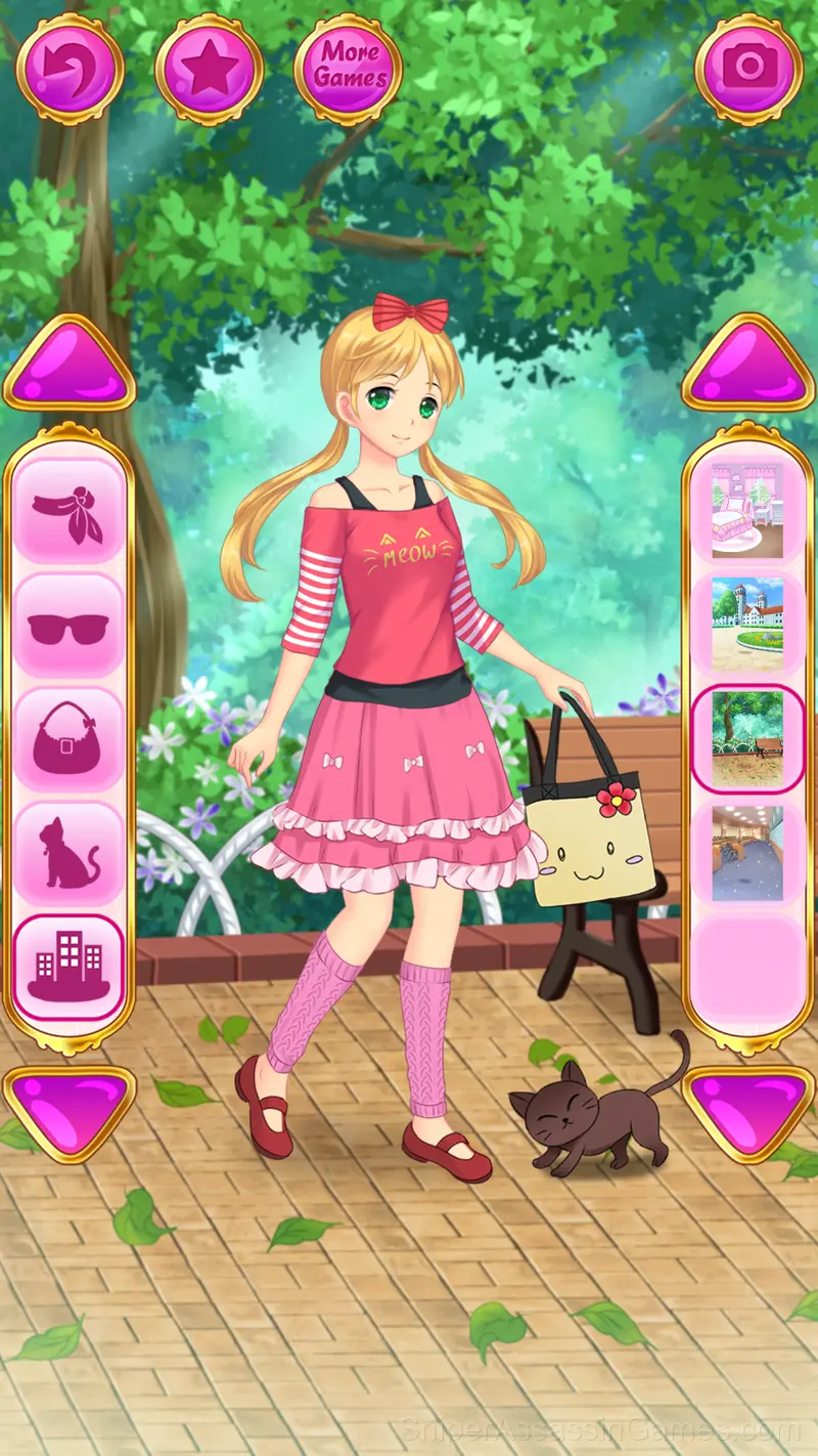 Anime Dress Up gameplay screenshot 1