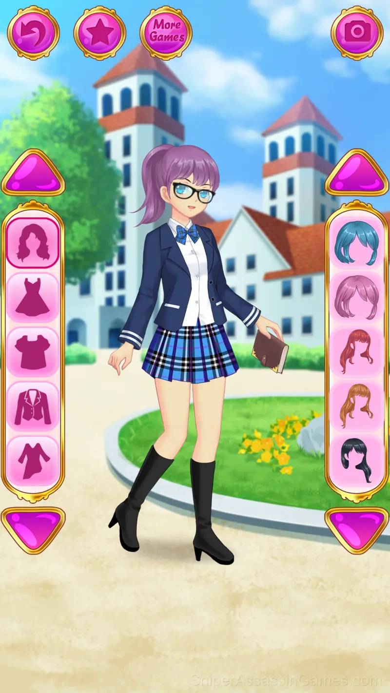 Anime Dress Up gameplay screenshot 3